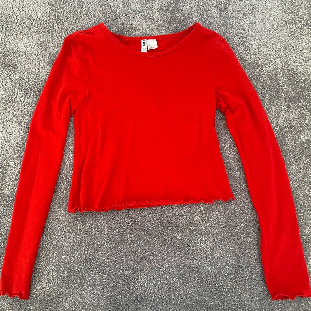 Red long sleeve